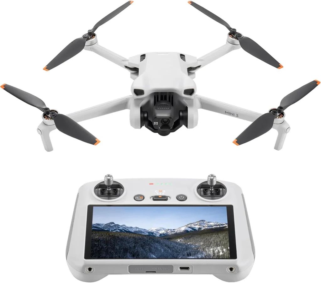 DJI Mini 3 Pro - Dron Mini con Mando a distância y cámara, ligero y plegable con video 4K HDR